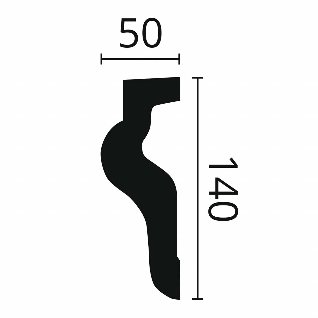 NMC | Fassadenprofil "Marl" | MA13 DOMOSTYL | Fassadenstuck | 50 X 140 X 2000 Mm | Aussenstuck 4 NMC | Fassadenprofil "Marl" | MA13 DOMOSTYL | Fassadenstuck | 50 X 140 X 2000 Mm | Aussenstuck – Bild 2