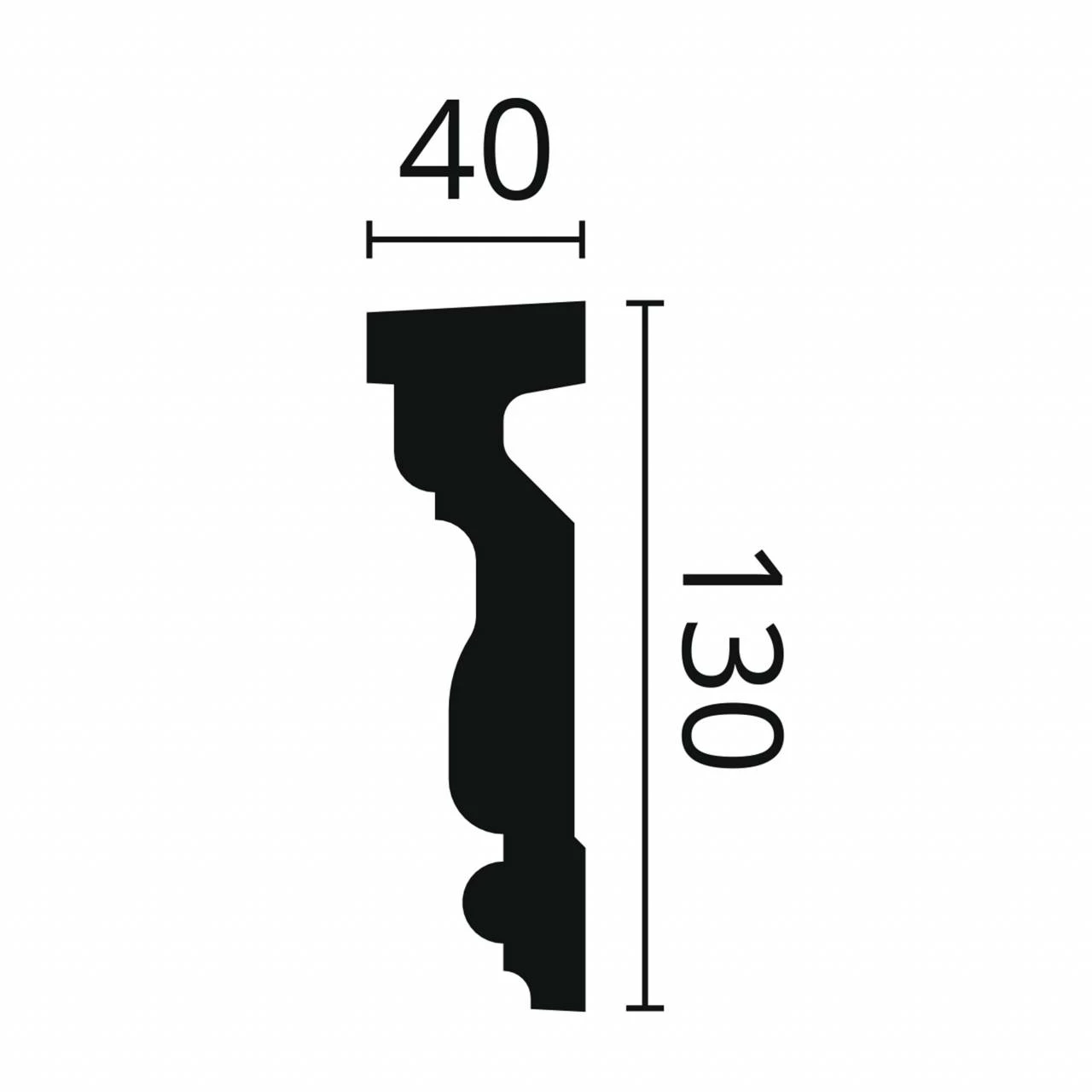 NMC | Fassadenprofil "Dessau" | MA14 DOMOSTYL | Fassadenstuck | 40 X 130 X 2000 Mm | Aussenstuck 4 NMC | Fassadenprofil "Dessau" | MA14 DOMOSTYL | Fassadenstuck | 40 X 130 X 2000 Mm | Aussenstuck – Bild 2