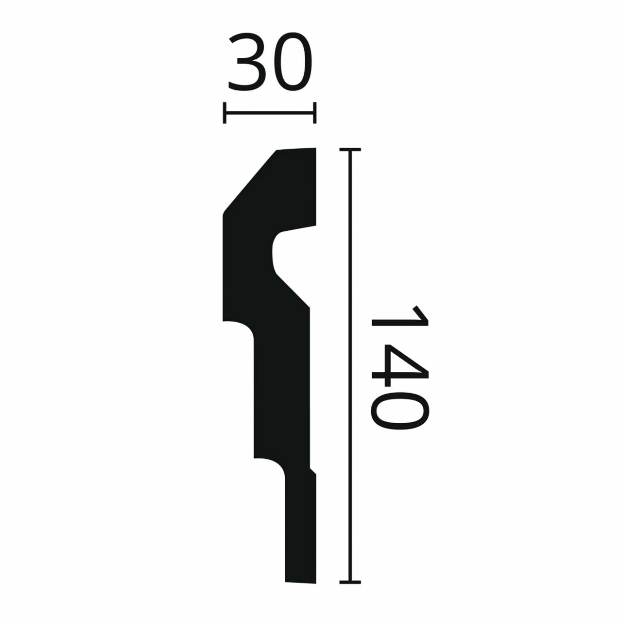 NMC | Fassadenprofil "Frankfurt" | MA1 DOMOSTYL | Fassadenstuck | 30 X 140 X 2000 Mm | Aussenstuck 4 NMC | Fassadenprofil "Frankfurt" | MA1 DOMOSTYL | Fassadenstuck | 30 X 140 X 2000 Mm | Aussenstuck – Bild 2