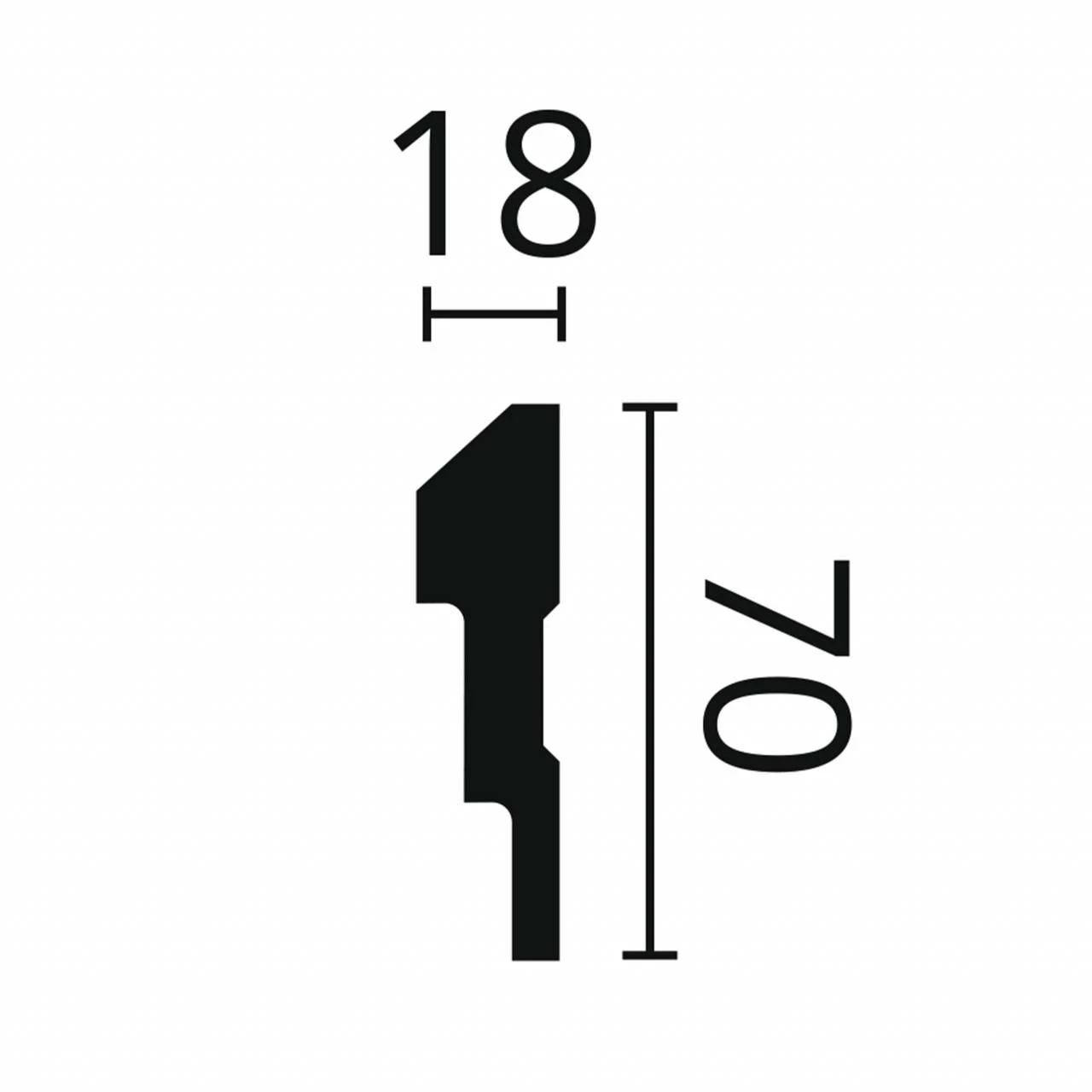 NMC | Fassadenprofil "Stuttgart" | MA2 DOMOSTYL | Fassadenstuck | 20 X 70 X 2000 Mm | Aussenstuck 4 NMC | Fassadenprofil "Stuttgart" | MA2 DOMOSTYL | Fassadenstuck | 20 X 70 X 2000 Mm | Aussenstuck – Bild 2