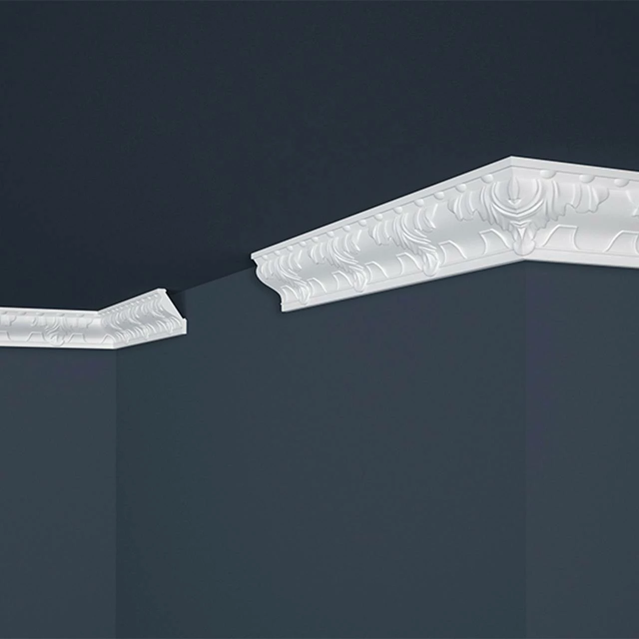 Marbet | Stuckleiste "B-16" | Styropor Deckenleiste | 43 X 63 X 2000 Mm | Polystyrol Leiste | Weiß 7 Marbet | Stuckleiste "B-16" | Styropor Deckenleiste | 43 X 63 X 2000 Mm | Polystyrol Leiste | Weiß – Bild 5