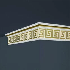 Marbet Stuckleiste "B-21" GOLD Styropor Deckenleiste 28 X 73 X 2000 Mm Polystyrol Leiste -Profistuck Verkäufe MARBET B21G 1 1280x1280