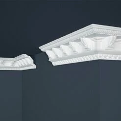 Marbet | Stuckleiste "B-23" | Styropor Deckenleiste | 70 X 71 X 2000 Mm | Polystyrol Leiste | Weiß -Profistuck Verkäufe MARBET B23 3 1280x1280