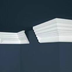 Marbet | Stuckleiste "B-38" | Styropor Deckenleiste | 70 X 136 X 2000 Mm | Polystyrol Leiste | Weiß -Profistuck Verkäufe MARBET B38 3 1280x1280