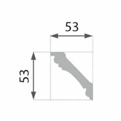 Marbet | Stuckleiste "B-6" GOLD | Styropor Deckenleiste | 53 X 53 X 2000 Mm | Polystyrol Leiste 11 Marbet | Stuckleiste "B-6" GOLD | Styropor Deckenleiste | 53 X 53 X 2000 Mm | Polystyrol Leiste -Profistuck Verkäufe MARBET B6G 2 1280x1280