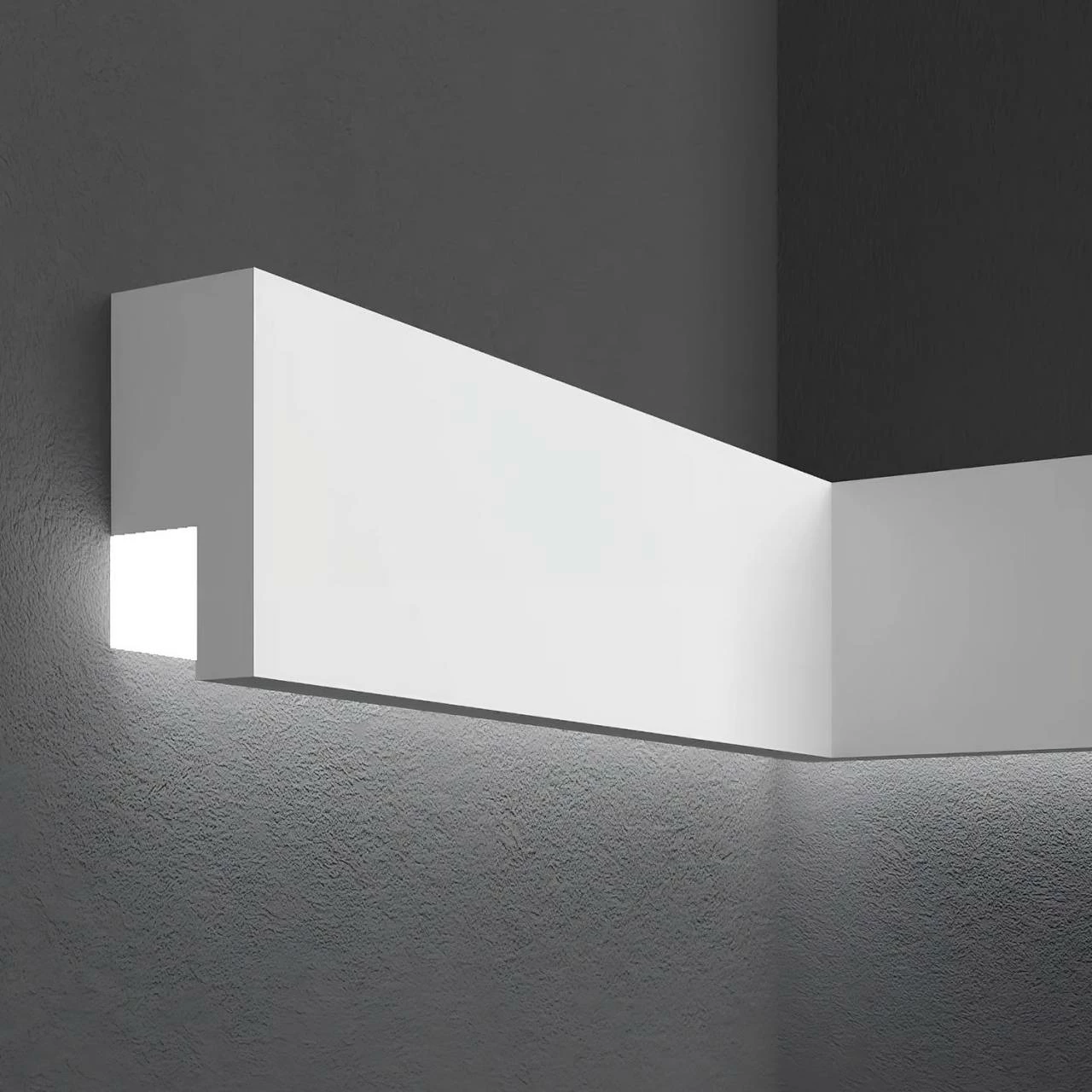 Elite Decor | Fassadenprofil "MC301" | Fassadenstuck Mit LED | 30 X 65 X 2000 Mm | Unbeschichtet 3 Elite Decor | Fassadenprofil "MC301" | Fassadenstuck Mit LED | 30 X 65 X 2000 Mm | Unbeschichtet