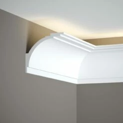 Mardom Deckenleiste MD105 Polyforce 120 X 108 X 2000 Mm Weiß Stuckleiste Lichtleiste -Profistuck Verkäufe MD105 03 1280x1280