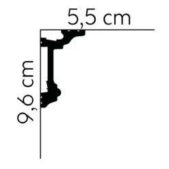 Mardom Deckenleiste MD137 Polyforce 55 X 96 X 2000 Mm Weiß Vorhangleiste Lichtleiste 11 Mardom Deckenleiste MD137 Polyforce 55 X 96 X 2000 Mm Weiß Vorhangleiste Lichtleiste -Profistuck Verkäufe MD137 04 1280x1280