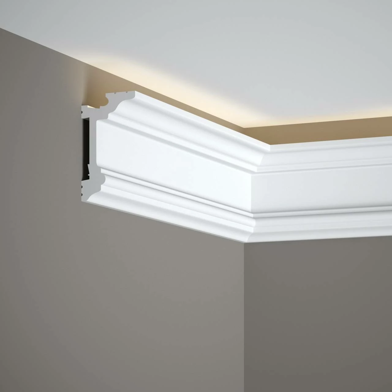 Mardom Deckenleiste MD137 Polyforce 55 X 96 X 2000 Mm Weiß Vorhangleiste Lichtleiste 7 Mardom Deckenleiste MD137 Polyforce 55 X 96 X 2000 Mm Weiß Vorhangleiste Lichtleiste – Bild 5