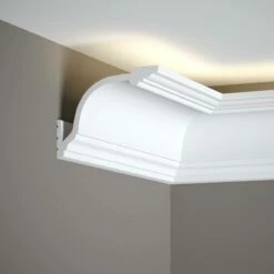 Mardom Deckenleiste MD156 Polyforce 145 X 110 X 2000 Mm Weiß Stuckleiste Lichtleiste -Profistuck Verkäufe MD156 03 1280x1280