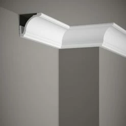 PROVISTON | Vorhangleiste "NE161" | 92 X 83 X 2000 Mm | Weiß | Stuckleiste | Deckenleiste | Modern -Profistuck Verkäufe MD161 3 1280x1280