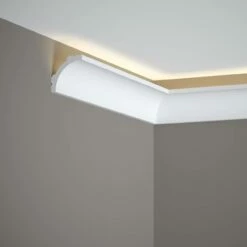 Mardom Deckenleiste MD210 Polyforce 50 X 50 X 2000 Mm Weiß Stuckleiste Lichtleiste Indirektes Licht