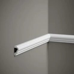 PROVISTON | Zierleiste "NE255" | 20 X 39 X 2000 Mm | Weiß | Wandleiste | Wanddekoration | Hochwertig -Profistuck Verkäufe MD255 5 1280x1280