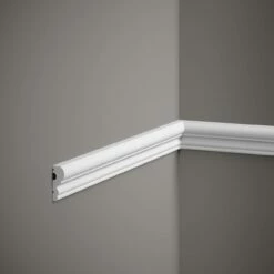 Mardom Wandleiste MD325 Polyforce 15 X 41 X 2000 Mm Weiß Für Wandspiegel Wandkassette