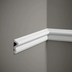 Mardom Wandleiste MD346 Polyforce 23 X 61 X 2000 Mm Weiß Zierleiste Modern