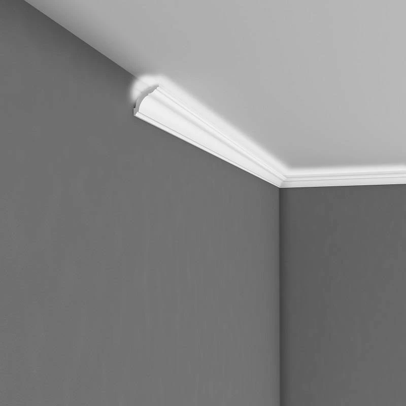 PROVISTON | Stuckleiste "NE367" | 72 X 72 X 2000 Mm | Weiß | Deckenleiste | Lichtleiste | Klassisch 6 PROVISTON | Stuckleiste "NE367" | 72 X 72 X 2000 Mm | Weiß | Deckenleiste | Lichtleiste | Klassisch – Bild 4