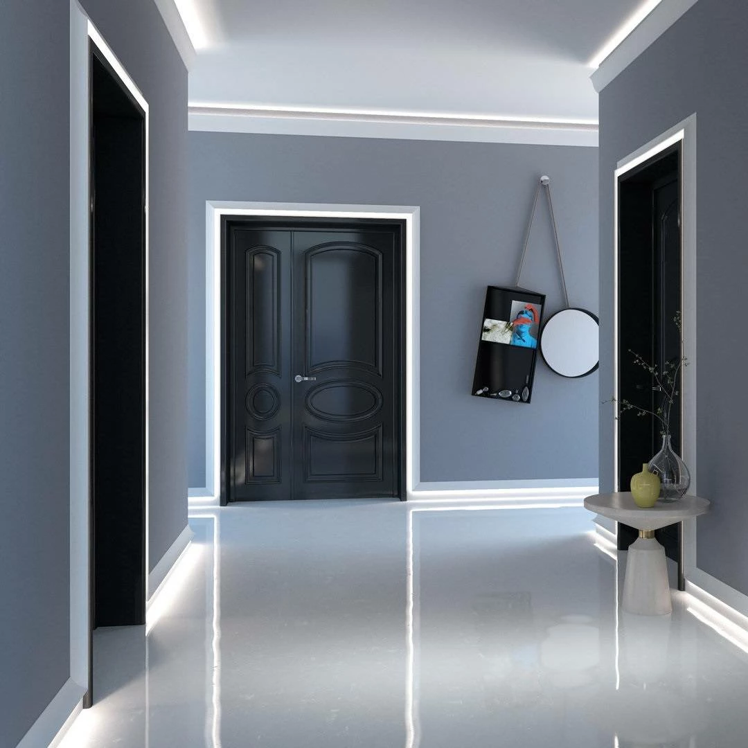 PROVISTON | Stuckleiste "NE367" | 72 X 72 X 2000 Mm | Weiß | Deckenleiste | Lichtleiste | Klassisch 8 PROVISTON | Stuckleiste "NE367" | 72 X 72 X 2000 Mm | Weiß | Deckenleiste | Lichtleiste | Klassisch – Bild 6