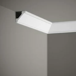 PROVISTON | Stuckleiste "NE368" | 50 X 53 X 2000 Mm | Weiß | Deckenleiste | LED Lichtleiste | Modern