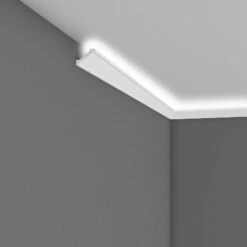 PROVISTON | Stuckleiste "NE368" | 50 X 53 X 2000 Mm | Weiß | Deckenleiste | LED Lichtleiste | Modern -Profistuck Verkäufe MD368 3 1280x1280