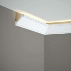 PROVISTON | Stuckleiste "NE368" | 50 X 53 X 2000 Mm | Weiß | Deckenleiste | LED Lichtleiste | Modern -Profistuck Verkäufe MD368 4 1280x1280