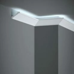 PROVISTON | Stuckleiste "NE368" | 50 X 53 X 2000 Mm | Weiß | Deckenleiste | LED Lichtleiste | Modern -Profistuck Verkäufe MD368 5 1280x1280