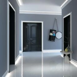 PROVISTON | Stuckleiste "NE368" | 50 X 53 X 2000 Mm | Weiß | Deckenleiste | LED Lichtleiste | Modern -Profistuck Verkäufe MD368 6 1280x1280