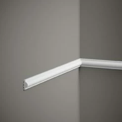 PROVISTON | Zierleiste "NE413" | 12 X 25 X 2000 Mm | Weiß | Wandleiste | Wanddekoration | Hochwertig