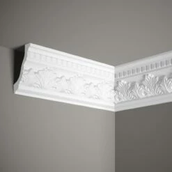 Mardom Deckenleiste MDA098 Profoam 74 X 116 X 2000 Mm Weiß Stuckleiste Blätter
