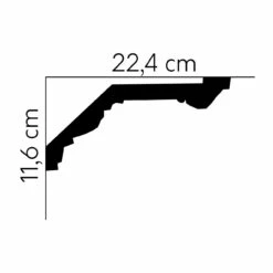 Mardom Deckenleiste MDB121 Profoam 224 X 116 X 2000 Mm Weiß Breite Stuckleiste 5 Mardom Deckenleiste MDB121 Profoam 224 X 116 X 2000 Mm Weiß Breite Stuckleiste -Profistuck Verkäufe MDB121 02 1280x1280