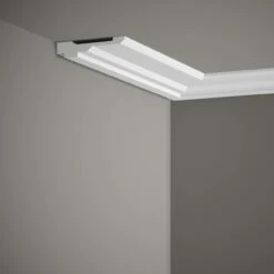 Mardom Deckenleiste MDB165 Profoam 98 X 21 X 2000 Mm Weiß Stuckleiste Dünn