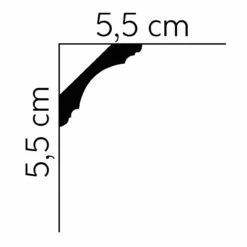 Mardom Deckenleiste MDB167 Profoam 55 X 55 X 2000 Mm Weiß Stuckleiste Klassisch 5 Mardom Deckenleiste MDB167 Profoam 55 X 55 X 2000 Mm Weiß Stuckleiste Klassisch -Profistuck Verkäufe MDB167 02 1280x1280