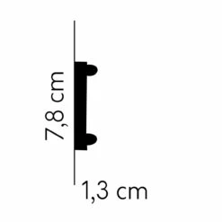 Mardom Wandleiste MDC217 Profoam 13 X 78 X 2000 Mm Weiß Zierleiste Floral -Profistuck Verkäufe MDC217 02 1280x1280
