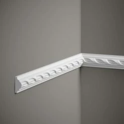 Mardom Wandleiste MDC252 Profoam 23 X 54 X 2000 Mm Weiß Zierleiste Flechtmuster