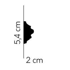 Mardom Wandleiste MDC258 Profoam 20 X 54 X 2000 Mm Weiß Zierleiste Jugendstil 5 Mardom Wandleiste MDC258 Profoam 20 X 54 X 2000 Mm Weiß Zierleiste Jugendstil -Profistuck Verkäufe MDC258 02 1280x1280