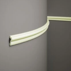 Mardom Flexible Wandleiste MDD346F Profoam 25 X 61 X 2000 Mm Weiß Zierleiste Biegsam