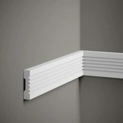 Mardom Wandleiste MDD412 Profoam 18 X 75 X 2000 Mm Weiß Zierleiste Dekorleiste