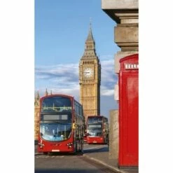 Dimex | Dimex Line | MS-2-0018 | Fototapete | Vlies | Versch. Größen | London | Rot