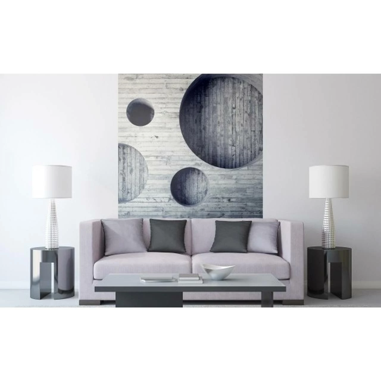 Dimex | Dimex Line | MS-2-0038 | Fototapete | Vlies | Versch. Größen | 3D | Grau 4 Dimex | Dimex Line | MS-2-0038 | Fototapete | Vlies | Versch. Größen | 3D | Grau – Bild 2