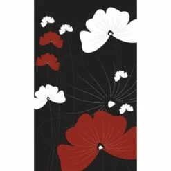 Dimex | Dimex Line | MS-2-0156 | Fototapete | Vlies | Versch. Größen | Wald & Pflanzen | Schwarz