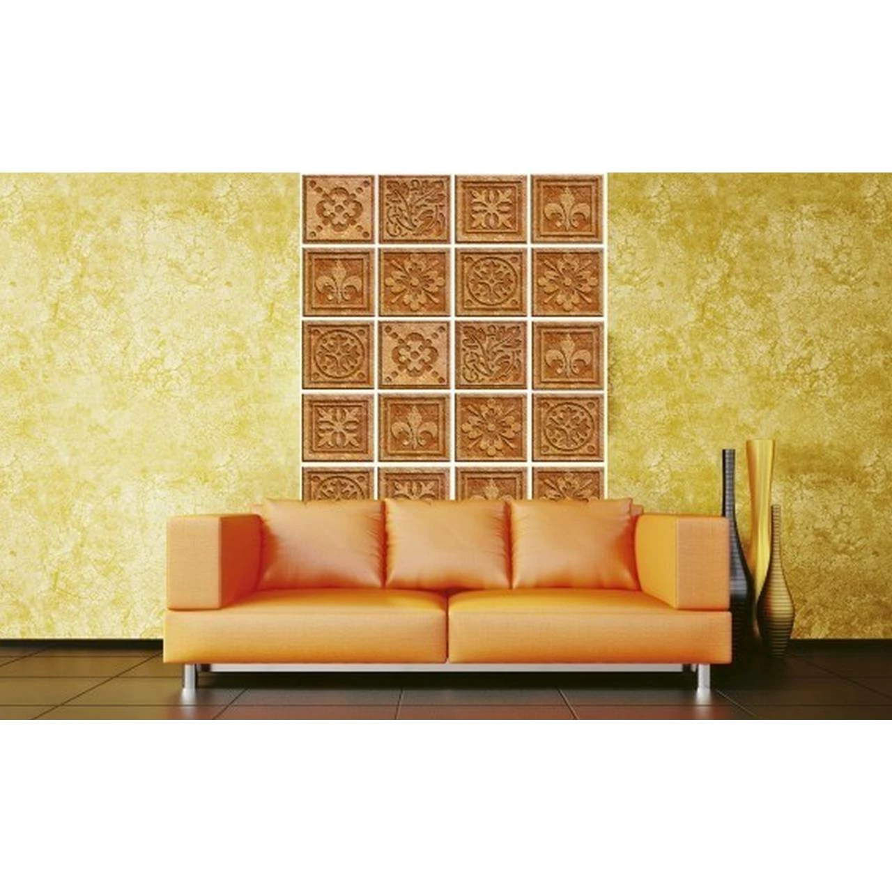 Dimex | Dimex Line | MS-2-0274 | Fototapete | Vlies | Versch. Größen | Barock | Orange 4 Dimex | Dimex Line | MS-2-0274 | Fototapete | Vlies | Versch. Größen | Barock | Orange – Bild 2