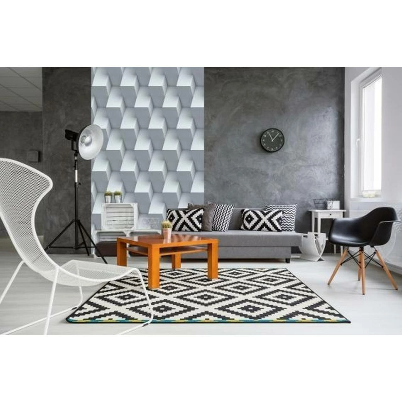 Dimex | Dimex Line | MS-2-0298 | Fototapete | Vlies | Versch. Größen | 3D | Grau 4 Dimex | Dimex Line | MS-2-0298 | Fototapete | Vlies | Versch. Größen | 3D | Grau – Bild 2