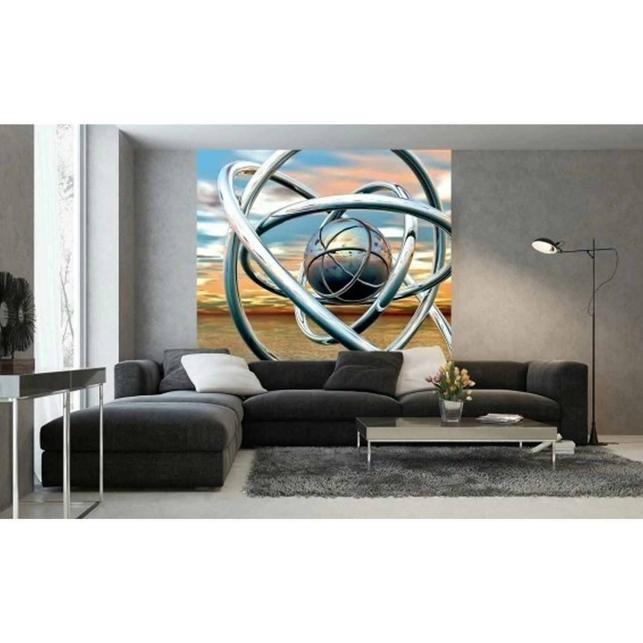 Dimex | Dimex Line | MS-3-0280 | Fototapete | Vlies | Versch. Größen | Abstrakt | Grau 4 Dimex | Dimex Line | MS-3-0280 | Fototapete | Vlies | Versch. Größen | Abstrakt | Grau – Bild 2