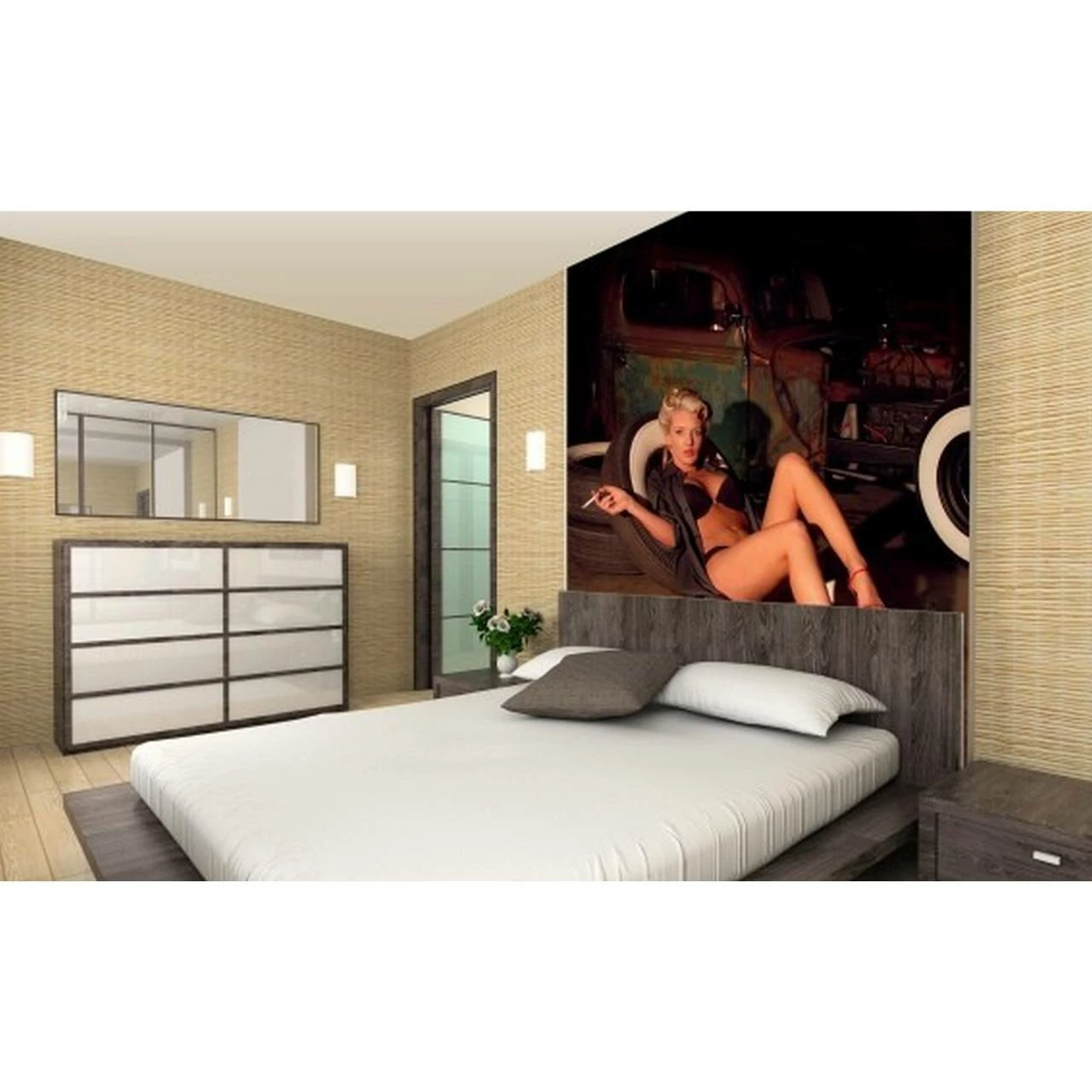 Dimex | Dimex Line | MS-3-0311 | Fototapete | Vlies | Versch. Größen | Fotokunst | Schwarz 4 Dimex | Dimex Line | MS-3-0311 | Fototapete | Vlies | Versch. Größen | Fotokunst | Schwarz – Bild 2