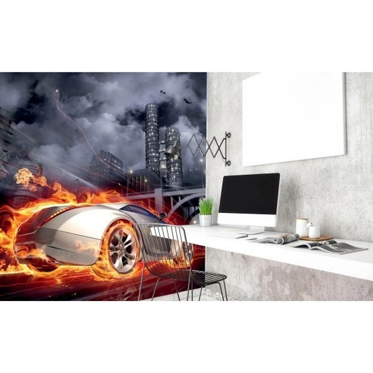 Dimex | Dimex Line | MS-3-0314 | Fototapete | Vlies | Versch. Größen | Auto & Motorrad | Orange 4 Dimex | Dimex Line | MS-3-0314 | Fototapete | Vlies | Versch. Größen | Auto & Motorrad | Orange – Bild 2