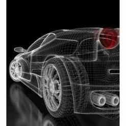 Dimex | Dimex Line | MS-3-0315 | Fototapete | Vlies | Versch. Größen | Auto & Motorrad | Schwarz