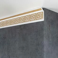 Marbet Stuckleiste "B-21" GOLD Styropor Deckenleiste 28 X 73 X 2000 Mm Polystyrol Leiste -Profistuck Verkäufe Marbet B21 Gold 2 1280x1280