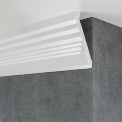 Marbet | Stuckleiste "B-38" | Styropor Deckenleiste | 70 X 136 X 2000 Mm | Polystyrol Leiste | Weiß -Profistuck Verkäufe Marbet B38 2 1280x1280