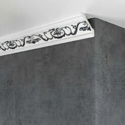 Marbet | Stuckleiste "B-6" | Styropor Deckenleiste | 53 X 53 X 2000 Mm | Polystyrol Leiste | Schwarz -Profistuck Verkäufe Marbet B6 Schwarz 2 1280x1280