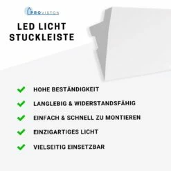 PROVISTON Licht Stuckleiste Kunststoff Weiß | 38 X 70 X 2000 Mm Moderne Lichtleiste Für Die Decke 19 PROVISTON Licht Stuckleiste Kunststoff Weiß | 38 X 70 X 2000 Mm Moderne Lichtleiste Für Die Decke -Profistuck Verkäufe Muster C Lichtstuckleiste JX321 3 1280x1280