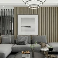 PROVISTON Akustik Wandpaneel 400 X 400 Mm | Eiche Natur MDF Akustik 3D Paneele -Profistuck Verkäufe Muster C Wandpaneel JM1114 BDT B191 Lifestyle 1280x1280 1